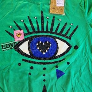 Green Eye Design  Shirt